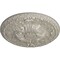 Ekena Millwork Amelia Ceiling Medallion (Fits Canopies up to 2 3/8"), Hand-Painted Pearl White, 19 5/8"OD x 3/4"P CM20AMPWS - alternate 5